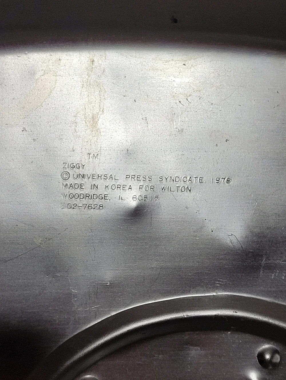 Vintage 1978 Wilton Ziggy Aluminum Mold Pan